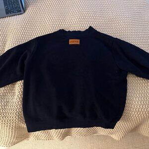 Parke Winter Cozies- L/XL Navy Turtleneck Sweatshirt & S/M Shorts Set